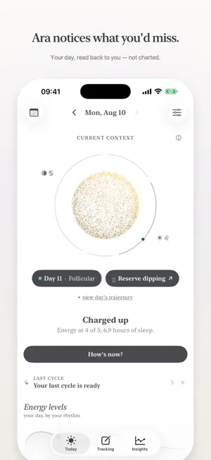 Ara: period & mood tracker screenshot 1