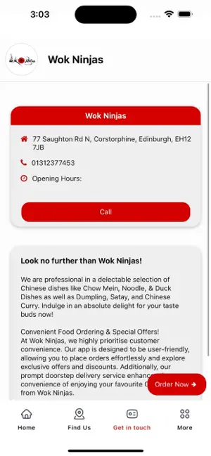 Wok Ninjas - Edinburgh screenshot 3
