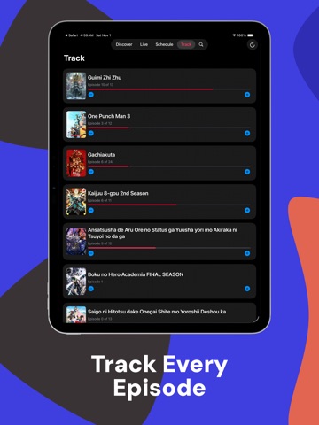 Anilist/MAL Companion: Kiroku iPad screenshot