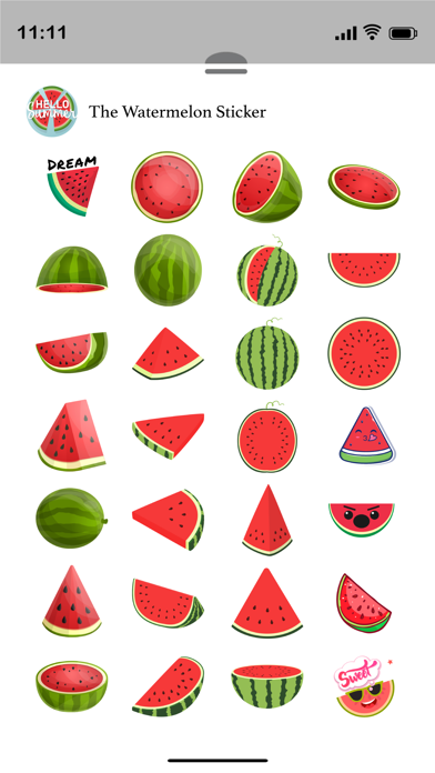 The Watermelon Stickers! screenshot
