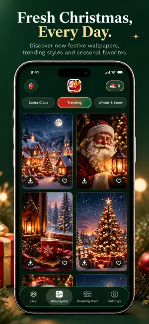 Christmas Live Wallpapers ` screenshot 3