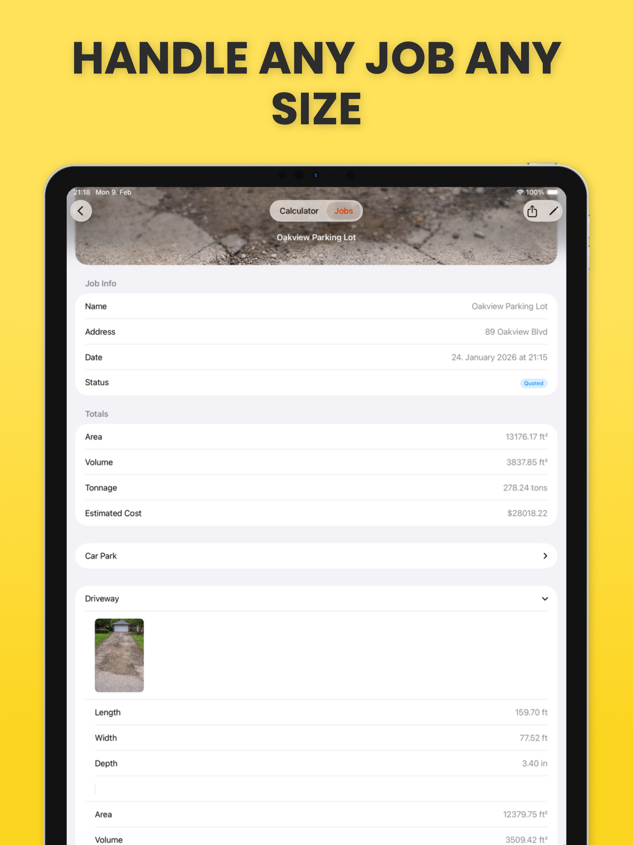 Asphalt Paving Calculator