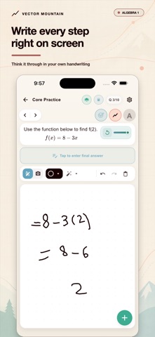 Vector Mountain: Algebra Screenshot 3 of 10