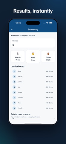 PadelFlow screenshot