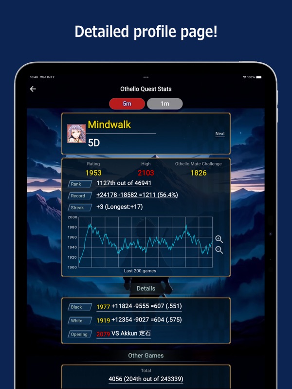 Othello Quest - Online Othello screenshot 9