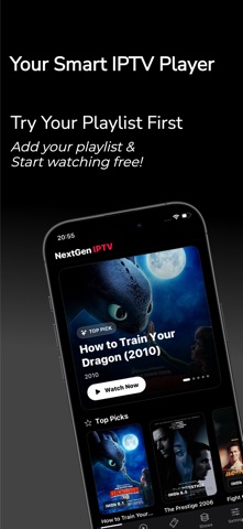 NextGen IPTV Player Xtream M3U Screenshot 1 of 8