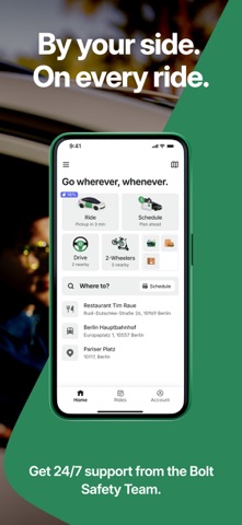 Bolt: Request a Ride App Store preview screenshot 3