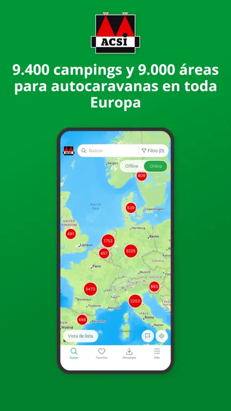 ACSI Campings Europa screenshot 1 of 9