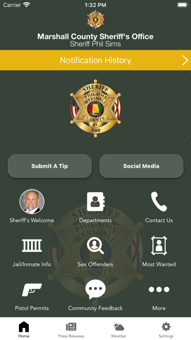 Marshall County Sheriff AL Screenshot