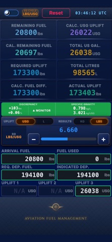 Aviation Fuel Management screenshot