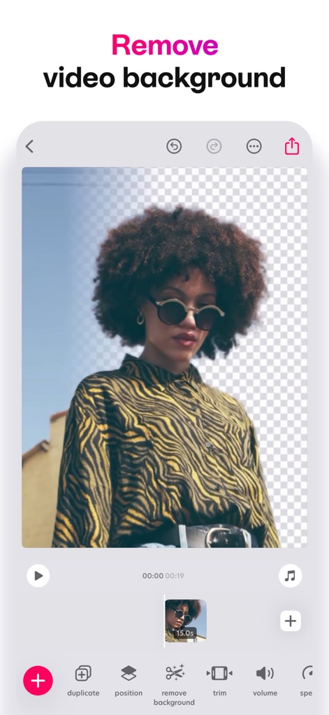 Bazaart AI Photo Editor Design - Seamless Video Backgrounds