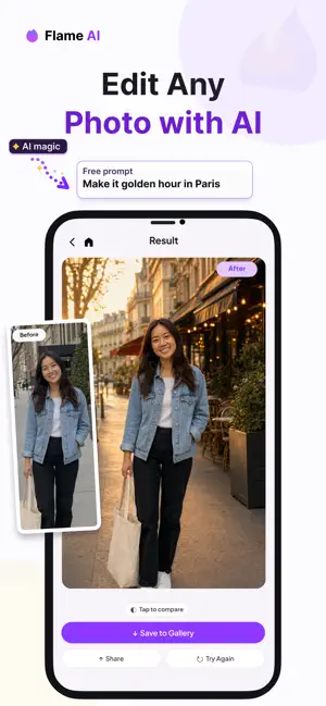 Flame AI Photo Templates screenshot 1