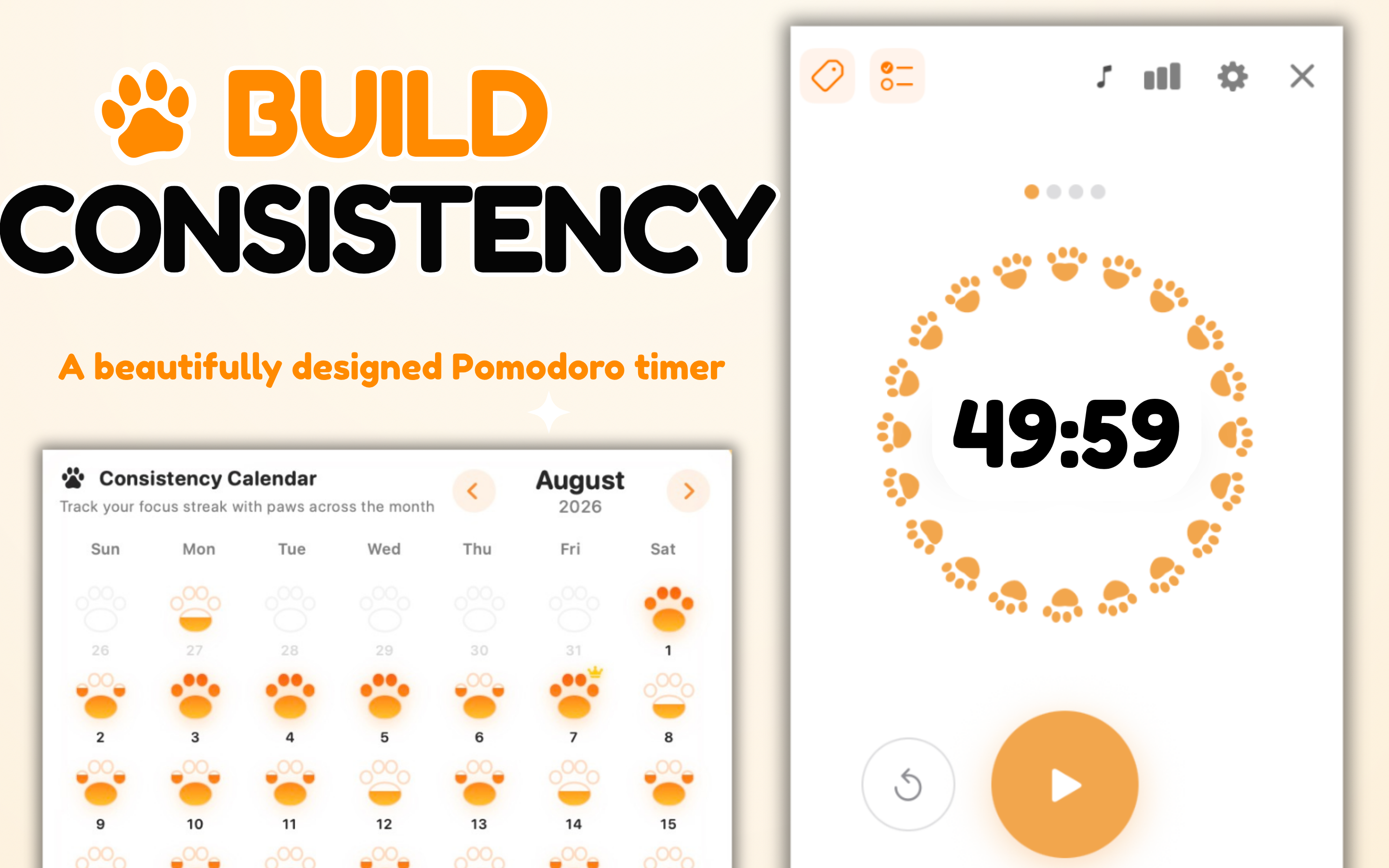Focus Kitty: Pomodoro Timer screenshot 14