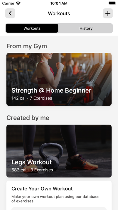 The Parks Health & Fitness iPhone screenshot