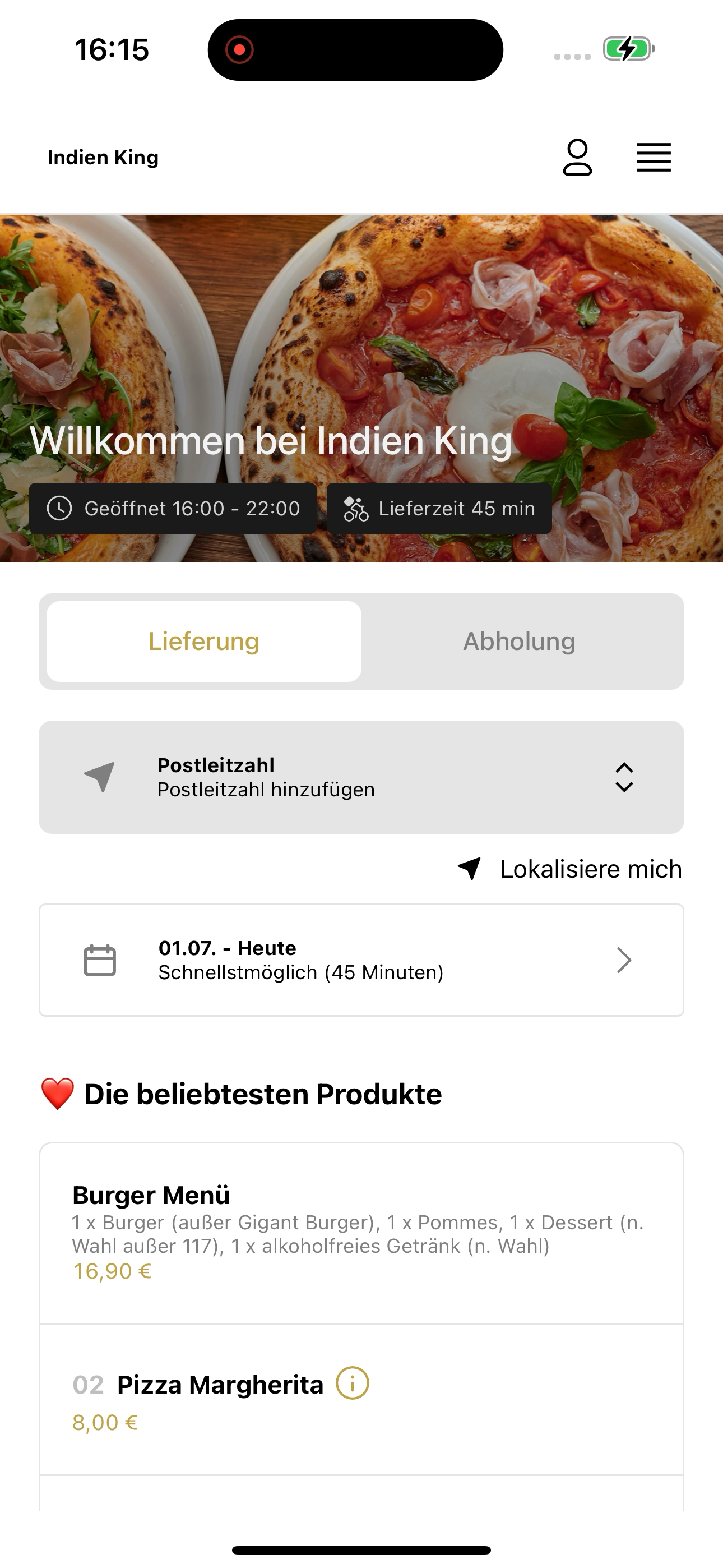 City Pizza Indianking screenshot 5