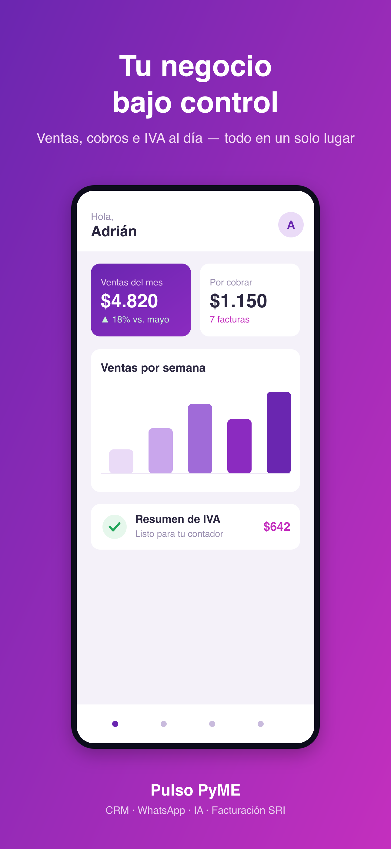 Pulso PyME CRM screenshot 6