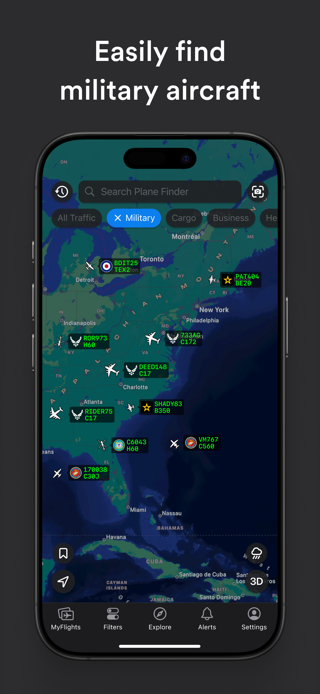 Plane Finder ⁃ Flight Tracker