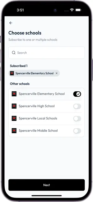 Spencerville Schools screenshot 2