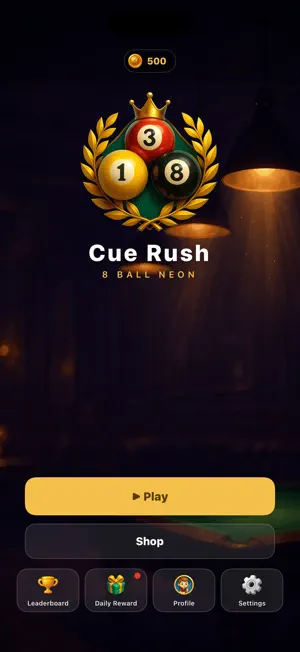 Cue Rush: 8 Ball Neon screenshot 1