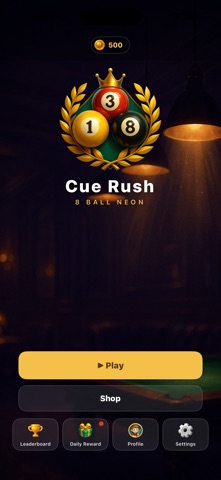 Cue Rush: 8 Ball Neon Screenshot 1 of 5
