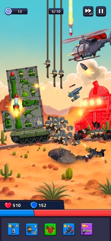 Tank Defense: Merge Attack screenshot 2