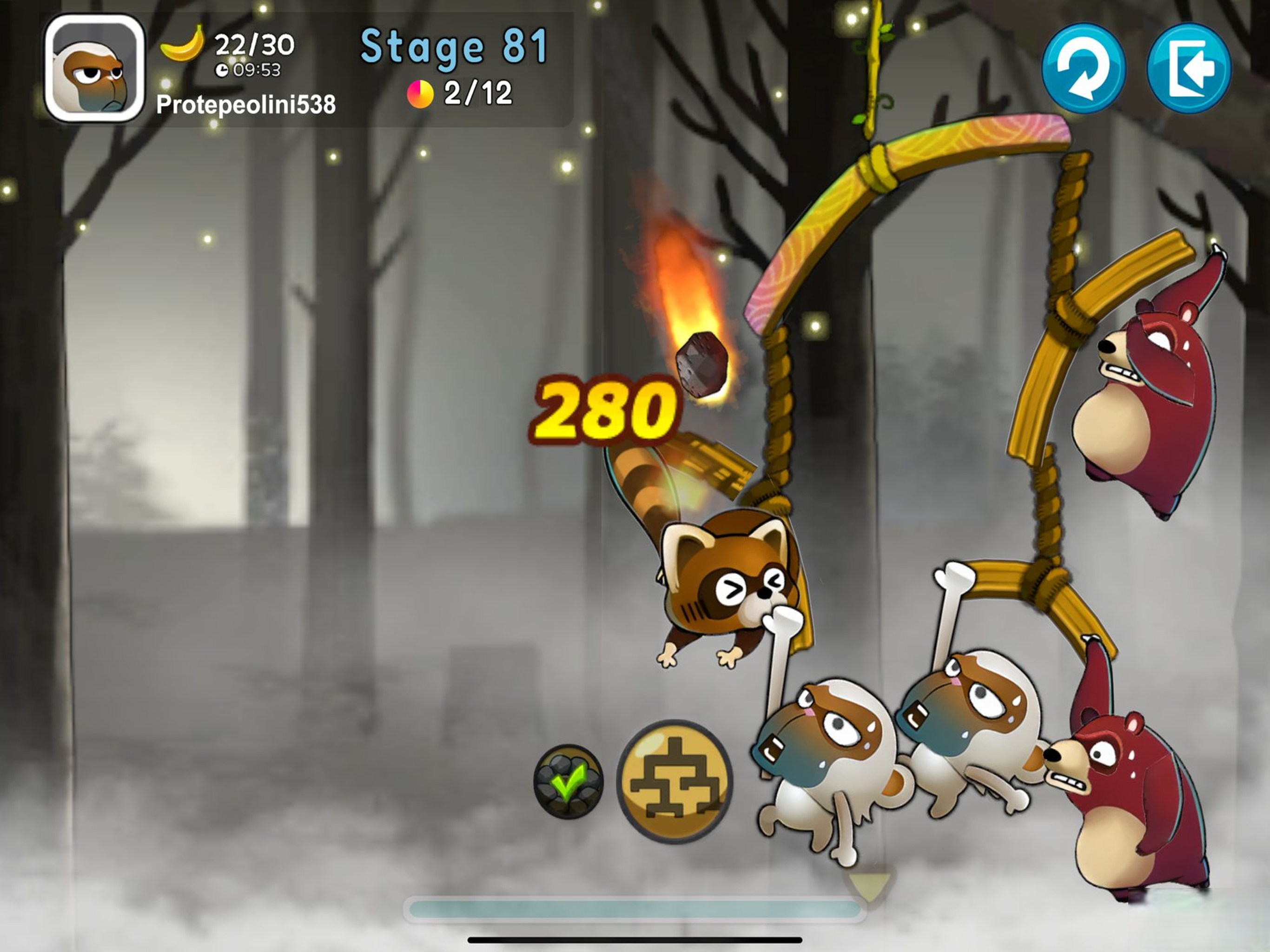 Monkey Battle: Swing Shot