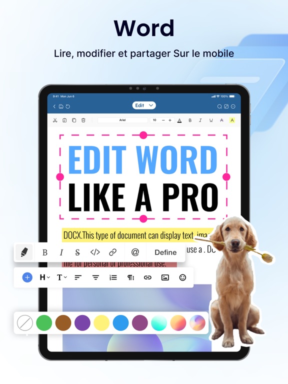 Screenshot #4 pour Office Word: Edit Word Docs