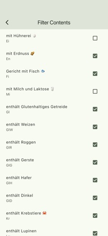 Canteens Munich iPhone screenshot