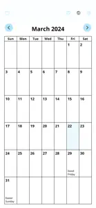 EZ Calendar Maker screenshot #1 for iPhone