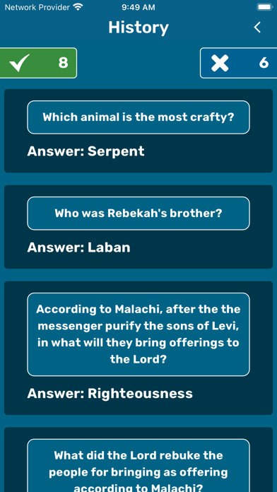 Bible Quizze Screenshot