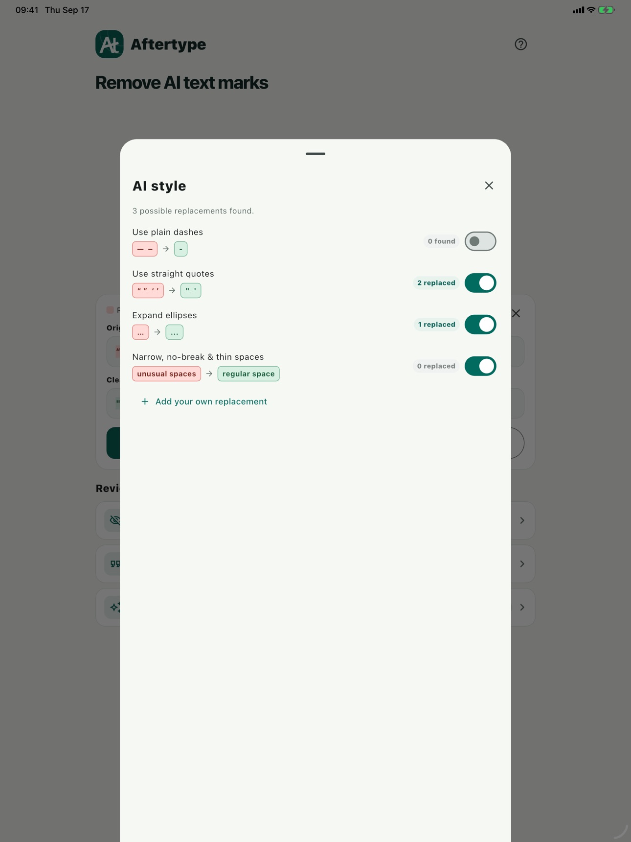 Screenshot 9 of Aftertype