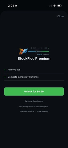 StockFloc: Stock Watchlist iPhone screenshot