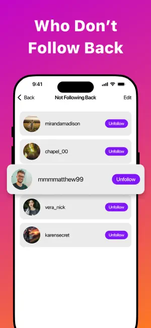 MyFollowers - Official App iPhone screenshot 2
