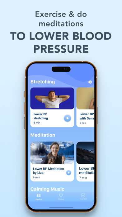 BreathNow - blood pressure app Screenshot
