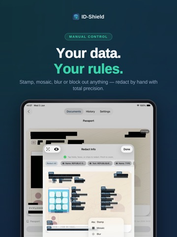 ID-Shield - Keep IDs Secure iPad screenshot
