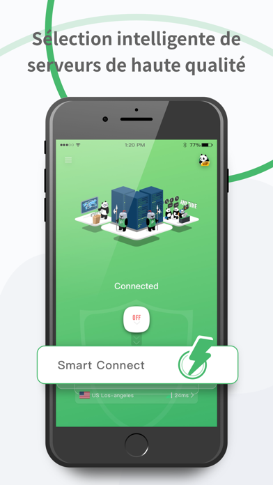 Screenshot #2 pour PandaVPN: VPN Gamer & Vitesse