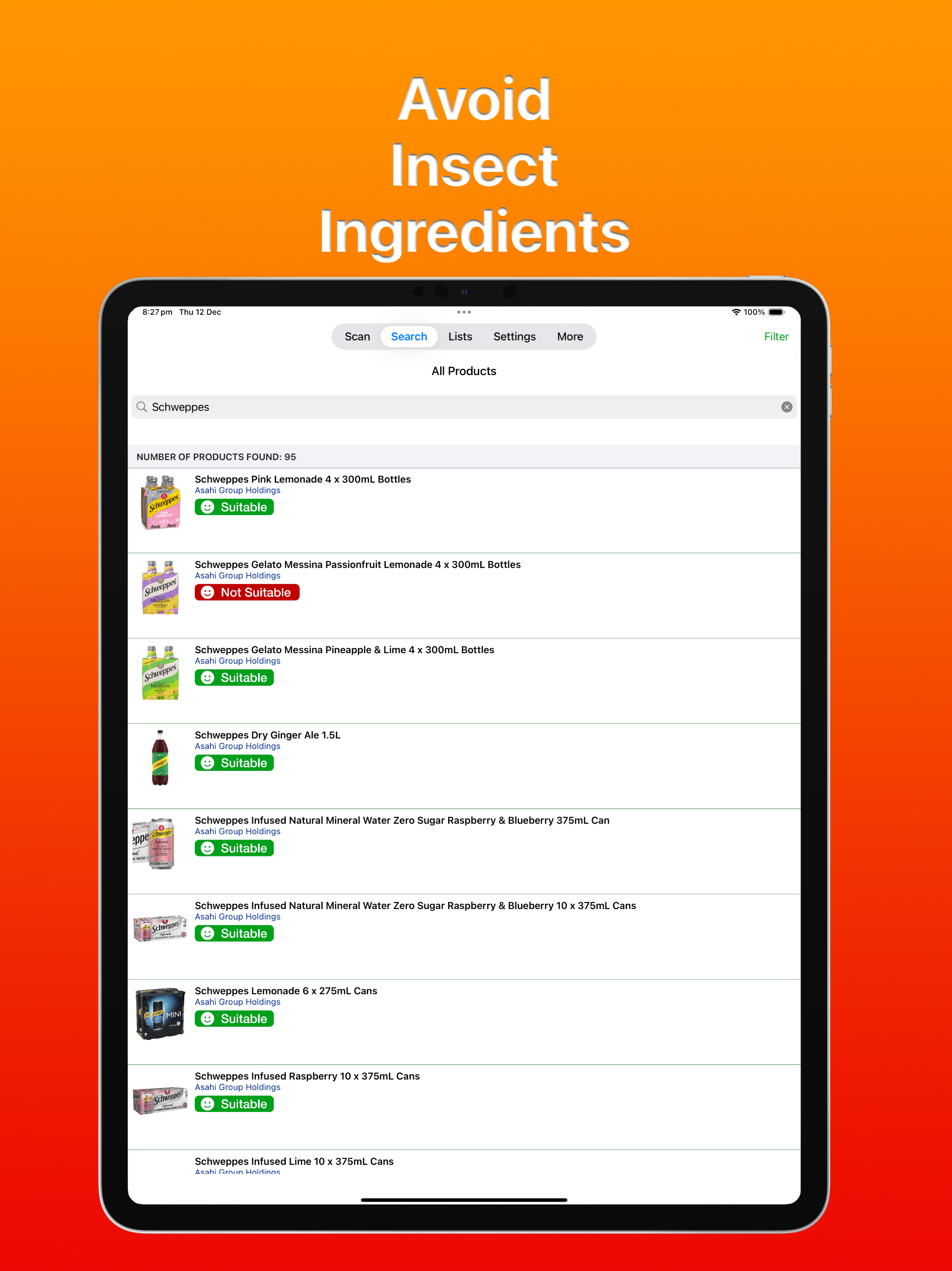 Insect Food Scan screenshot 5