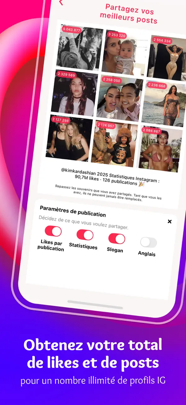 Screenshot #2 pour Top 9 Insta Photo Collage 2025