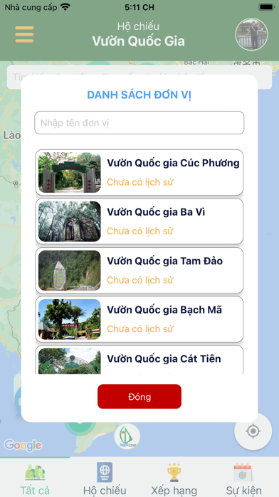 Hộ chiếu VQG Screenshot