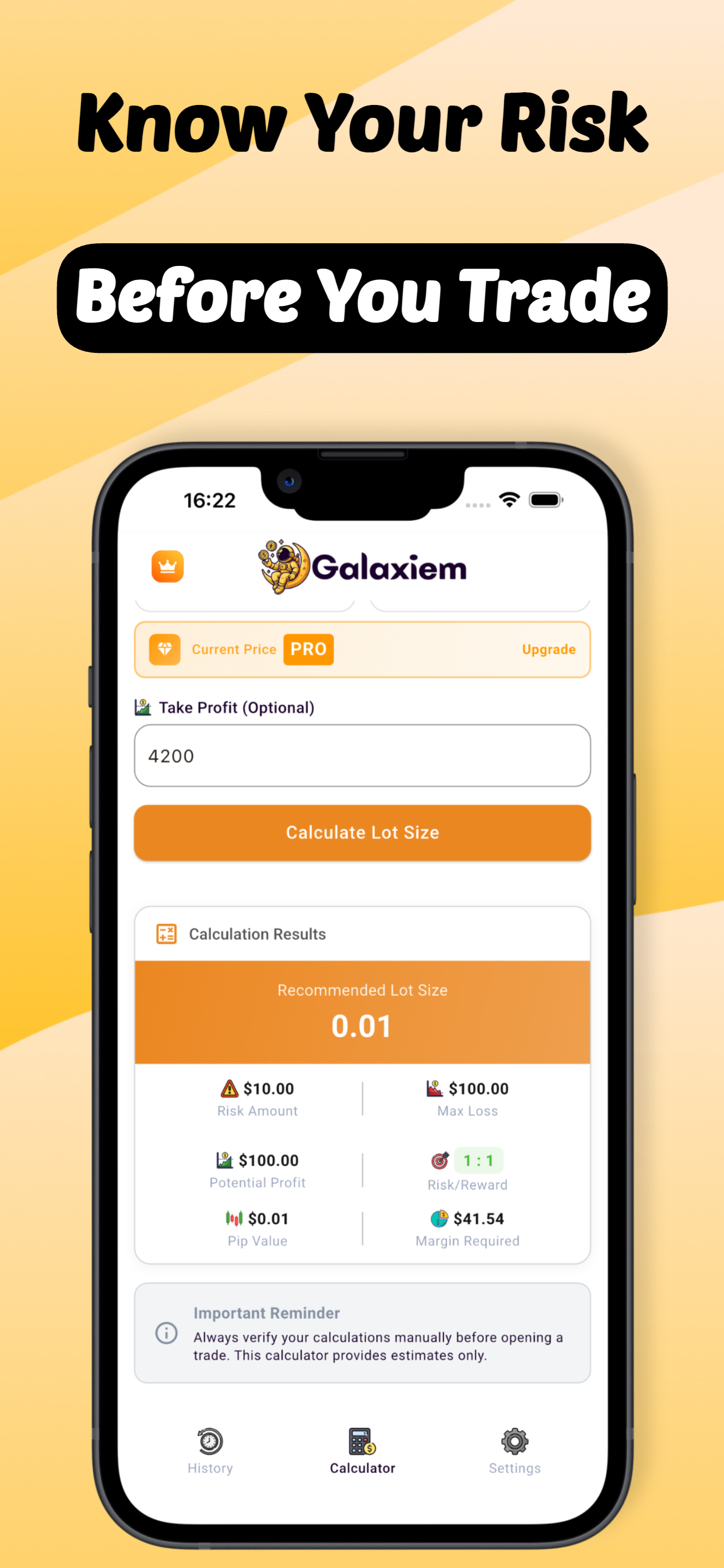 Lot Size Calculator - Galaxiem screenshot 8