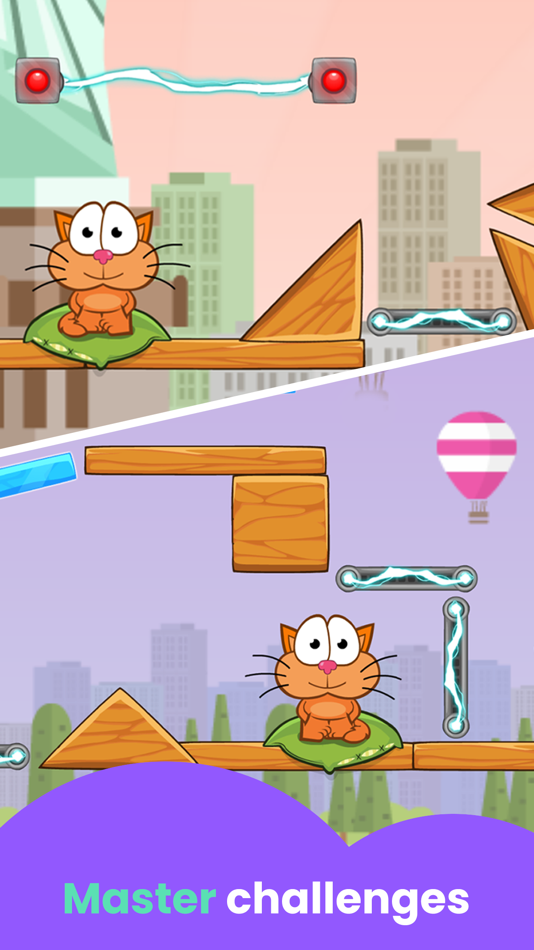 #4. Cat Games: Logic Puzzles (iOS) Podle: Skidos Learning