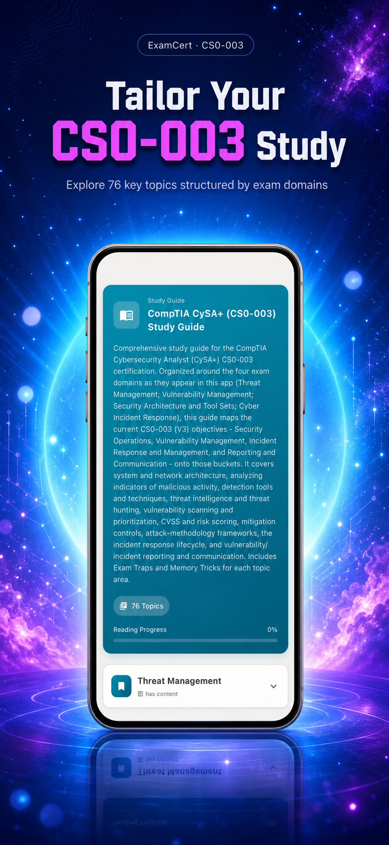 CompTIA CySA+ (CS0-003) Prep screenshot 7