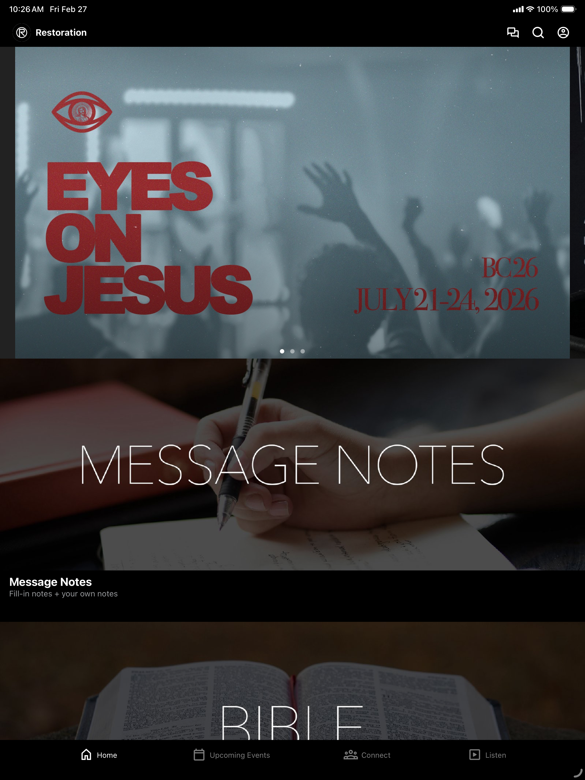 Restoration Church Gardner screenshot 5