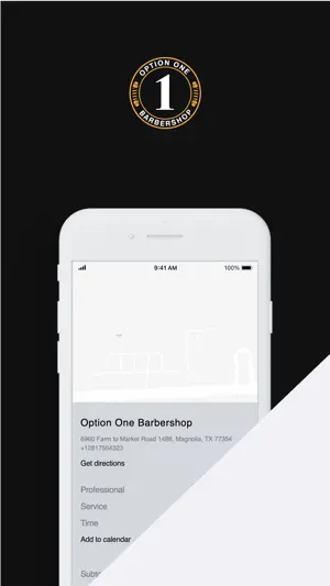 Option One Barbershop screenshot 1