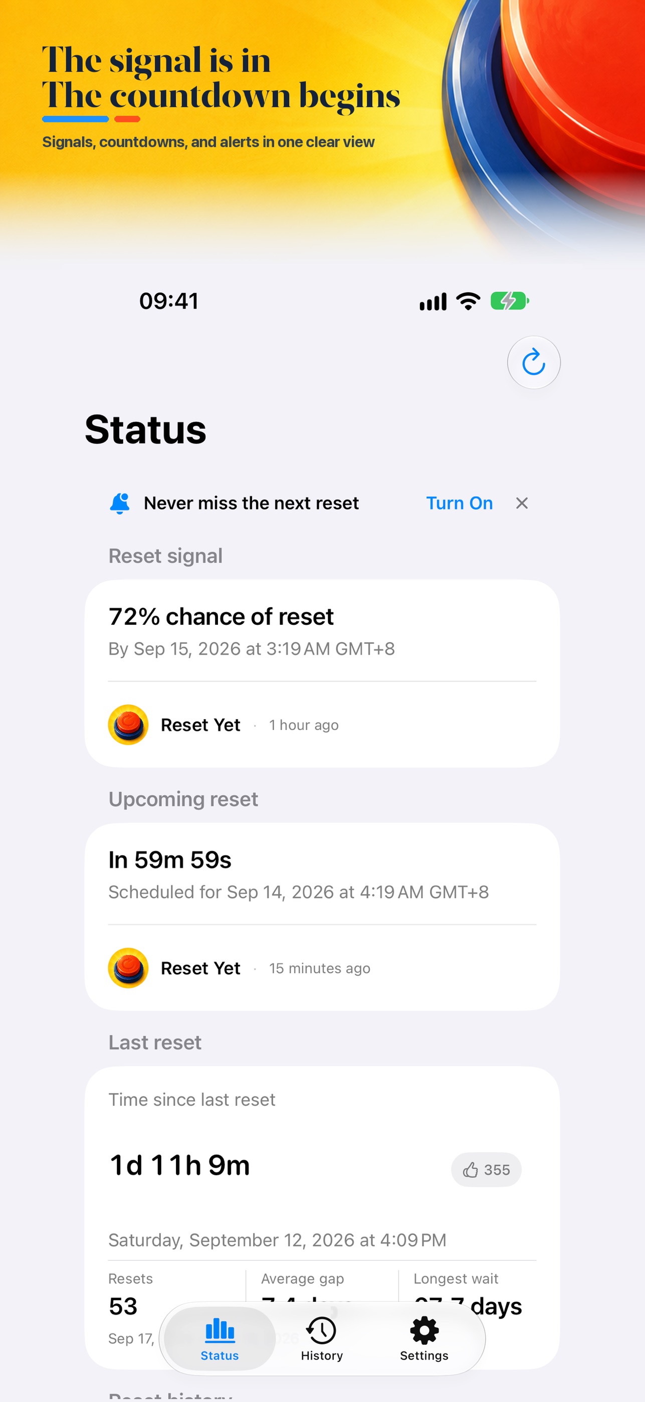 Screenshot 2 of Reset Yet?