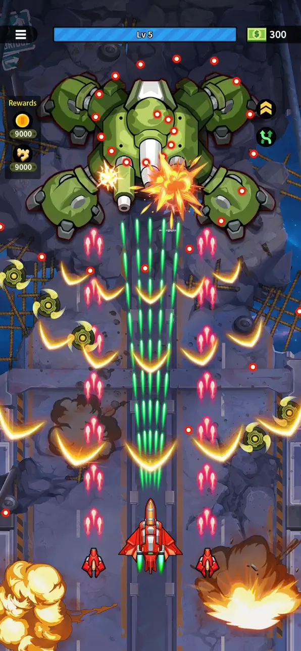 Galaxy Wing Zero Hack screenshot 3 - iOS game interface
