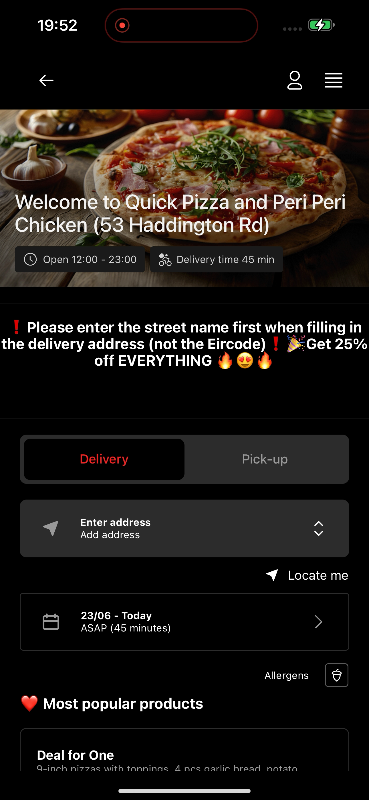 Quick Pizza and Peri Peri screenshot 6