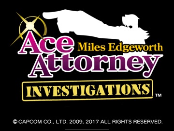 Ace Attorney INVESTIGATIONS iPad screenshot