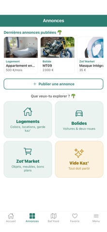Zot'App iPhone screenshot