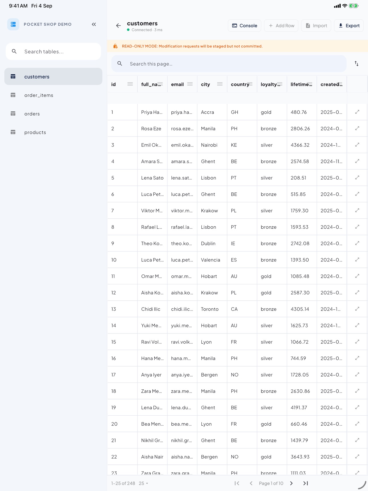 Screenshot 7 of Pocket SQL: MySQL Client